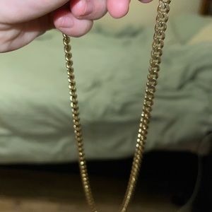 24 inch gold plated chain